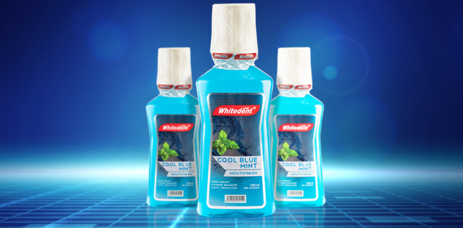 Whitedent Mouthwash Cool Blue Mint