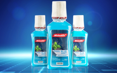 Whitedent Mouthwash Cool Blue Mint